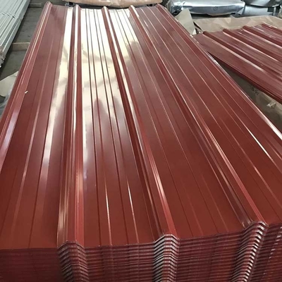 Lamiera di acciaio ondulata che copre colore di RAl galvanizzato 6m
