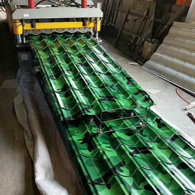 Il tetto galvanizzato dell'acciaio di BACCANO riveste il colore di DX51D ha ondulato il metallo 12m