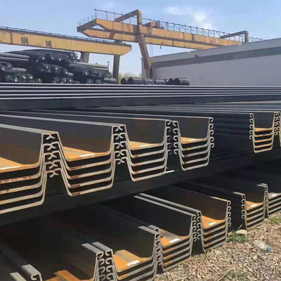 Palancole in acciaio a sezione Z Mucchio di metallo formato a freddo S275 Grade55