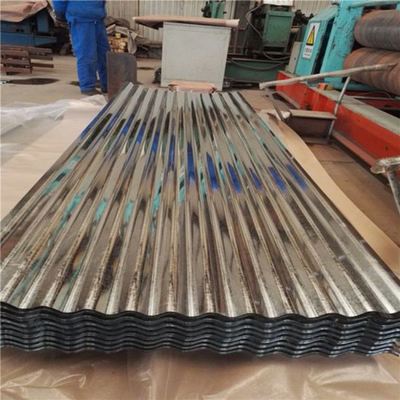 Il tetto d'acciaio ricoprente galvanizzato dello zinco la lamiera sottile 800mm senza il lustrino