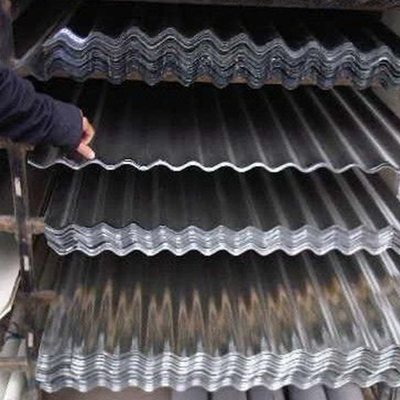 Il tetto d'acciaio ricoprente galvanizzato dello zinco la lamiera sottile 800mm senza il lustrino