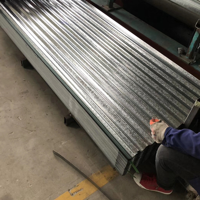 Zinchi il tetto dell'acciaio di Sgcc riveste 0.22mm che il calibro ha galvanizzato ondulato
