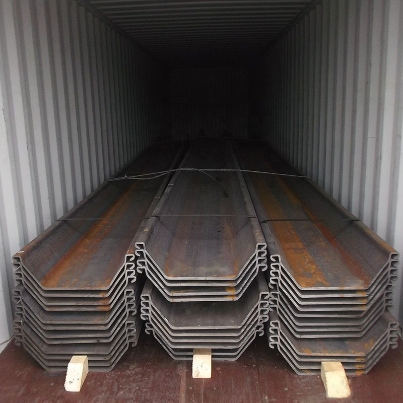 Palancole a palancole tipo Z in acciaio dolce Q235 Q345 S355 formato a freddo